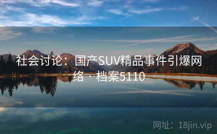 社会讨论：国产SUV精品事件引爆网络 · 档案5110