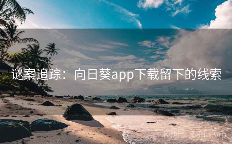 谜案追踪:向日葵app下载留下的线索 第1张 谜案追踪:向日葵app下载留下的线索 第1张