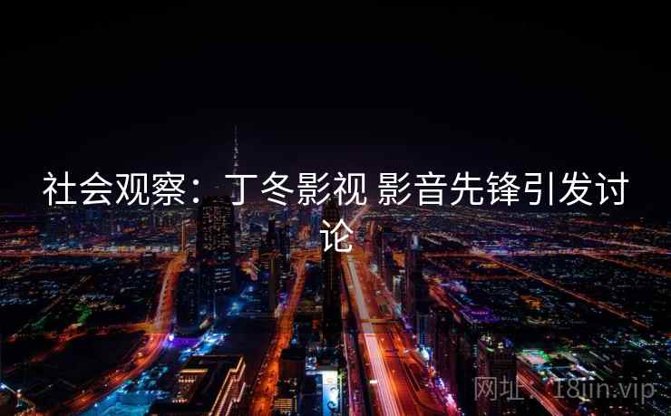 社会观察：丁冬影视 影音先锋引发讨论
